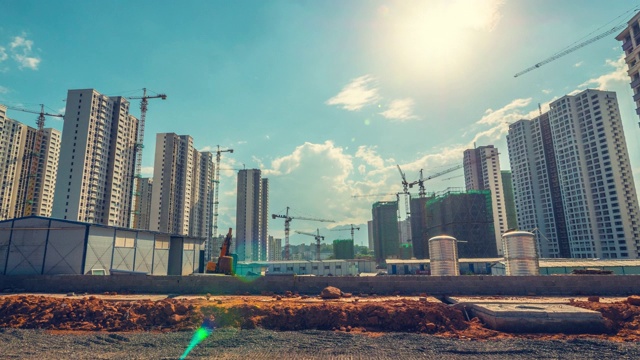 大型建筑工地的工期