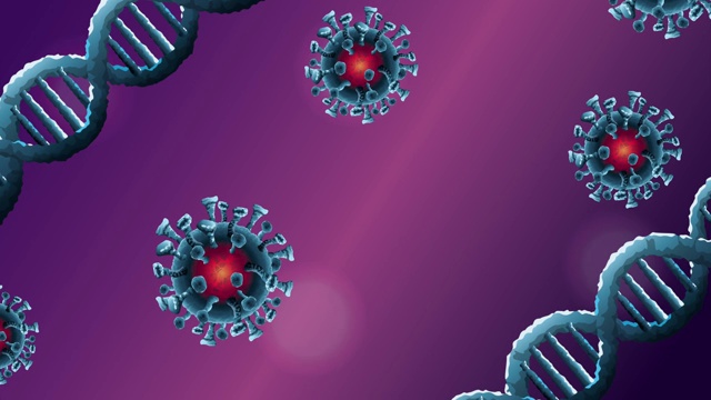 新冠肺炎大流行粒子模式与DNA分子动态