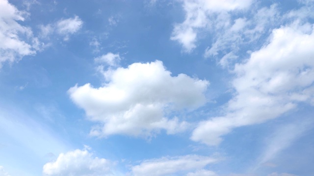 美丽的普遍Cloudscape背景，时间流逝。