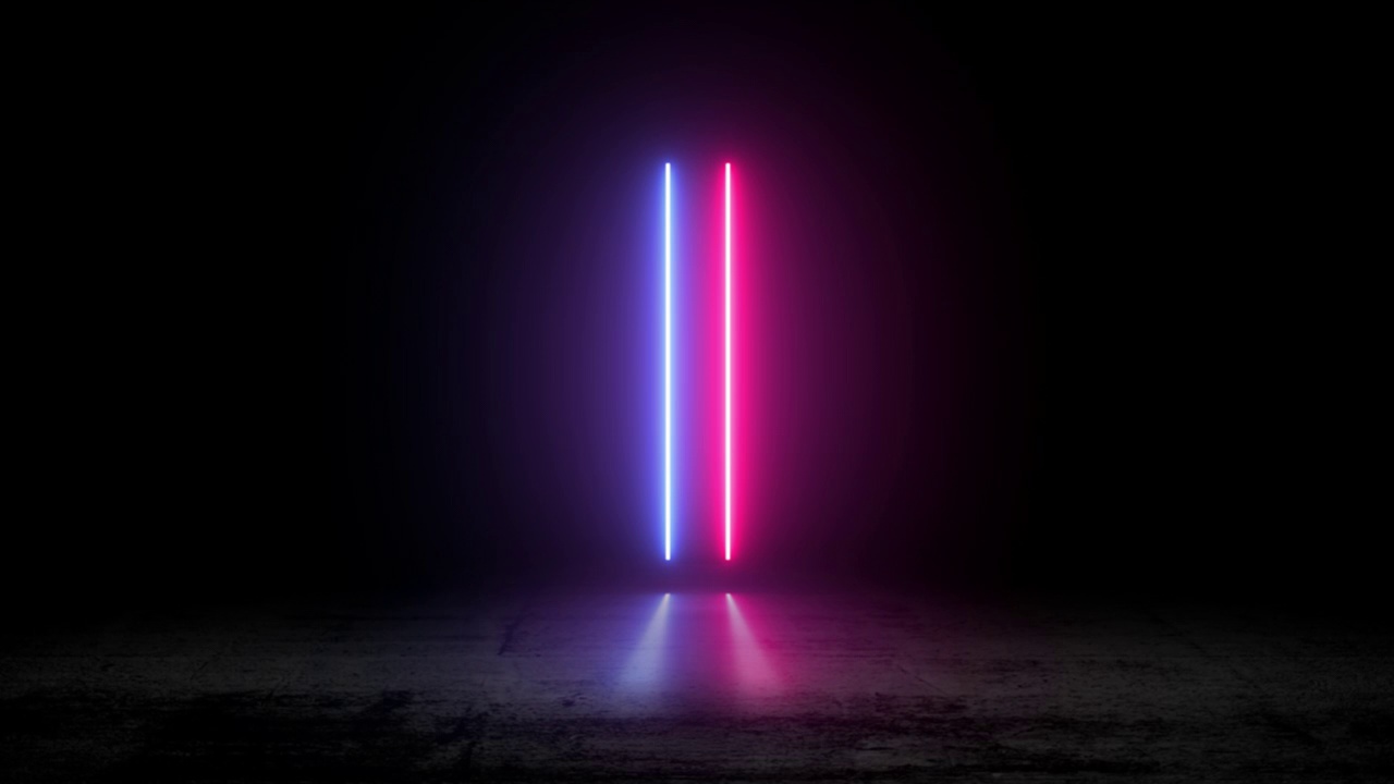 详情图-彩色复古黑色星期五霓虹灯动画运动图形视频