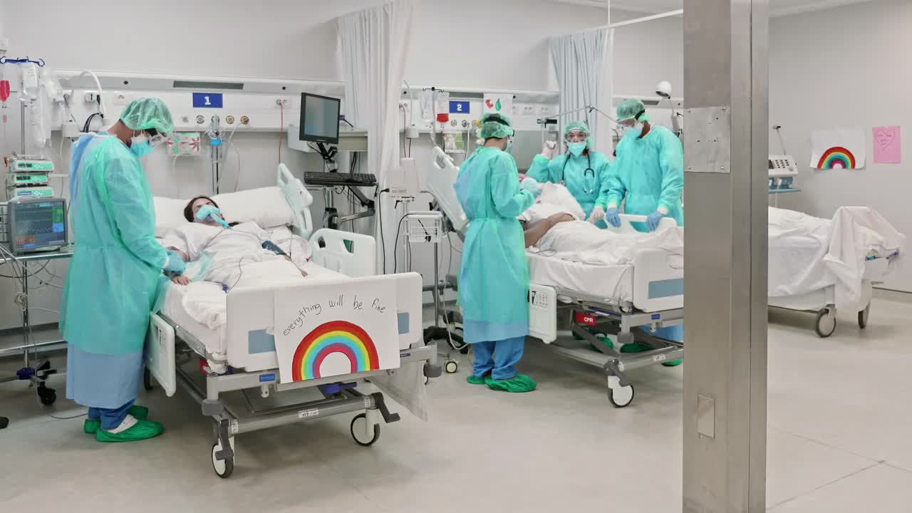 大流行期间在ICU工作的医护人员