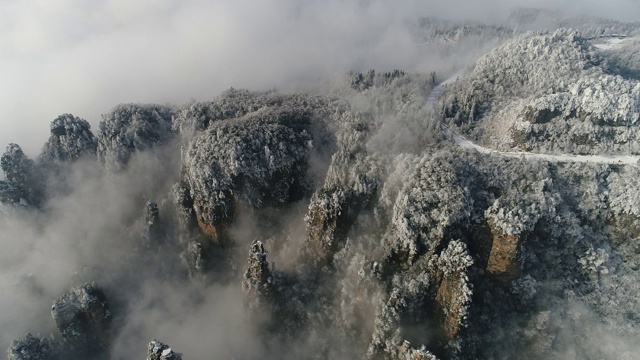 详情图-中国湖南张家界天子山雪景