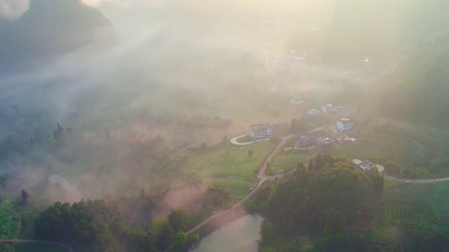 詳情圖-漓江日出，陽朔，桂林，中國廣西