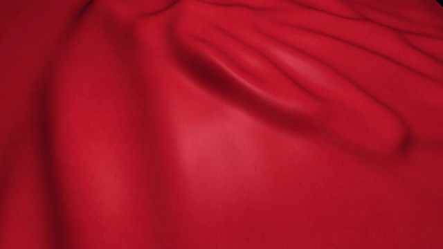 詳情圖-紅波浪布圈動畫，絲綢或緞子旗