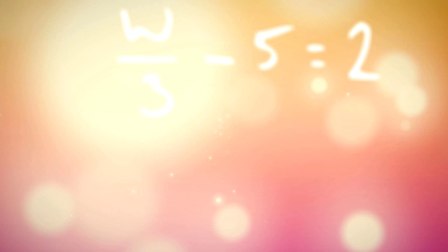 詳情圖-數(shù)字生成視頻的光點(diǎn)和數(shù)學(xué)方程移動(dòng)對(duì)橙色的背景