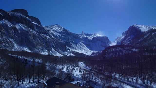 中國東北的長白山