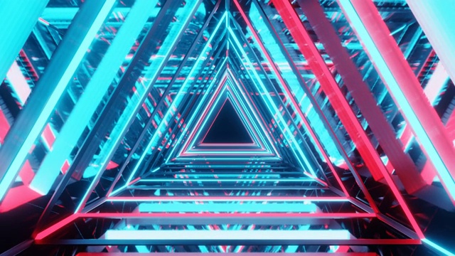 动漫科幻霓虹发光背景，科技数字运动背景
