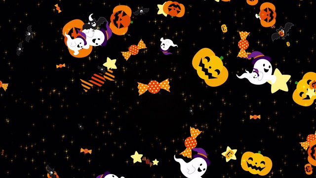 詳情圖-4K視頻萬(wàn)圣節(jié)角色播放(透明背景)