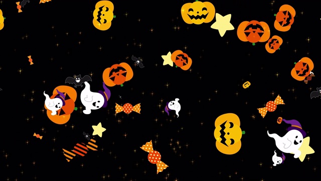 詳情圖-4K視頻萬(wàn)圣節(jié)角色播放(透明背景)