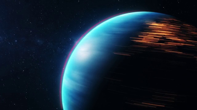 行星地球快速运动时间流逝