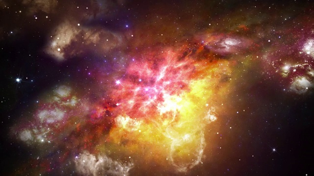 詳情圖-飛行在獵戶座星云4K是運(yùn)動鏡頭的科學(xué)電影和電影在太空循環(huán)的背景