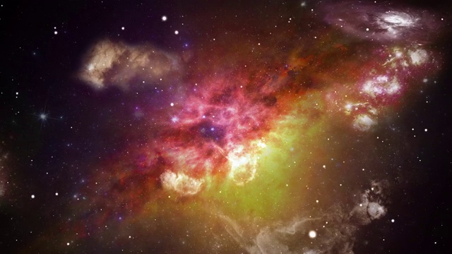 詳情圖-飛行在獵戶座星云4K是運(yùn)動鏡頭的科學(xué)電影和電影在太空循環(huán)的背景