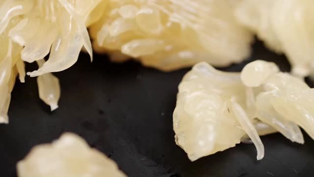 去皮柚子上黑菜，生活理念。