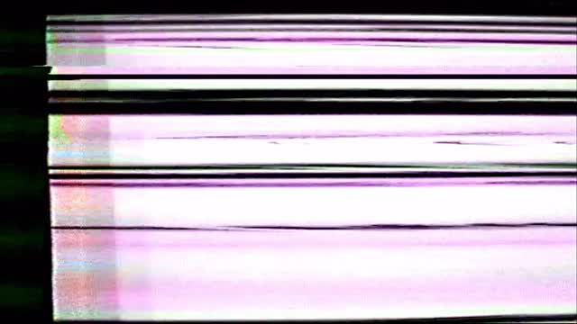 真正的VHS故障录像带停止模式老电视噪音