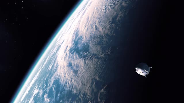 从地球到国际空间站的商业宇宙飞船飞行