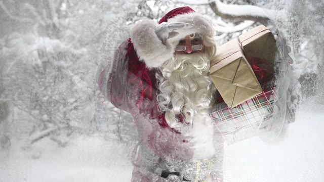 詳情圖-圣誕老人帶著禮物回家了