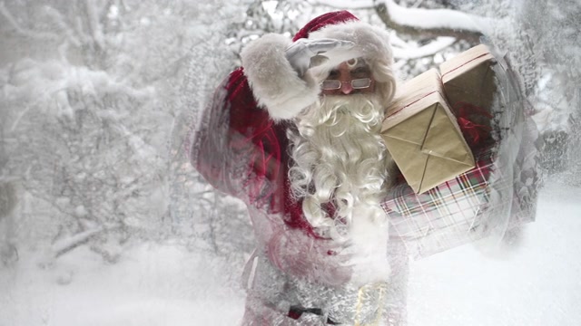 詳情圖-圣誕老人帶著禮物回家了