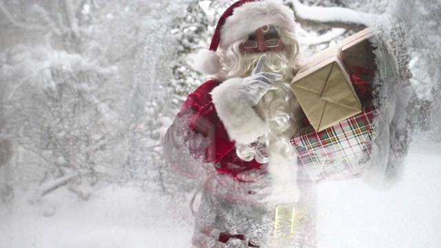 詳情圖-圣誕老人帶著禮物回家了