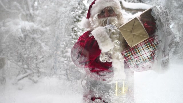 詳情圖-圣誕老人帶著禮物回家了