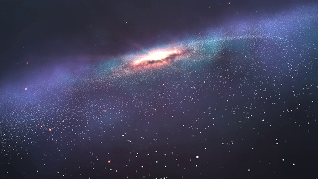詳情圖-4K,-,3D美麗的星系與明亮閃爍的星星，飛行在深空，抽象視圖星云空間宇宙運(yùn)動(dòng)背景