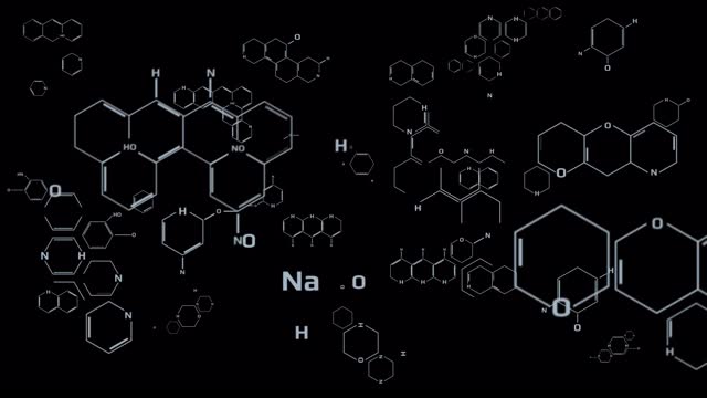 分子结构物理符号数字分析