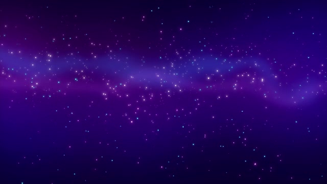 詳情圖-星空，深藍色的運動圖形背景與星星閃爍閃爍的宇宙空間。銀河閃耀的星光，4k股票循環(huán)動畫