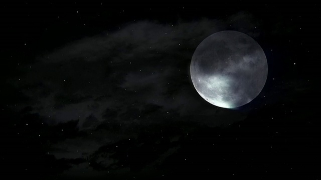 詳情圖-月亮、星星和云