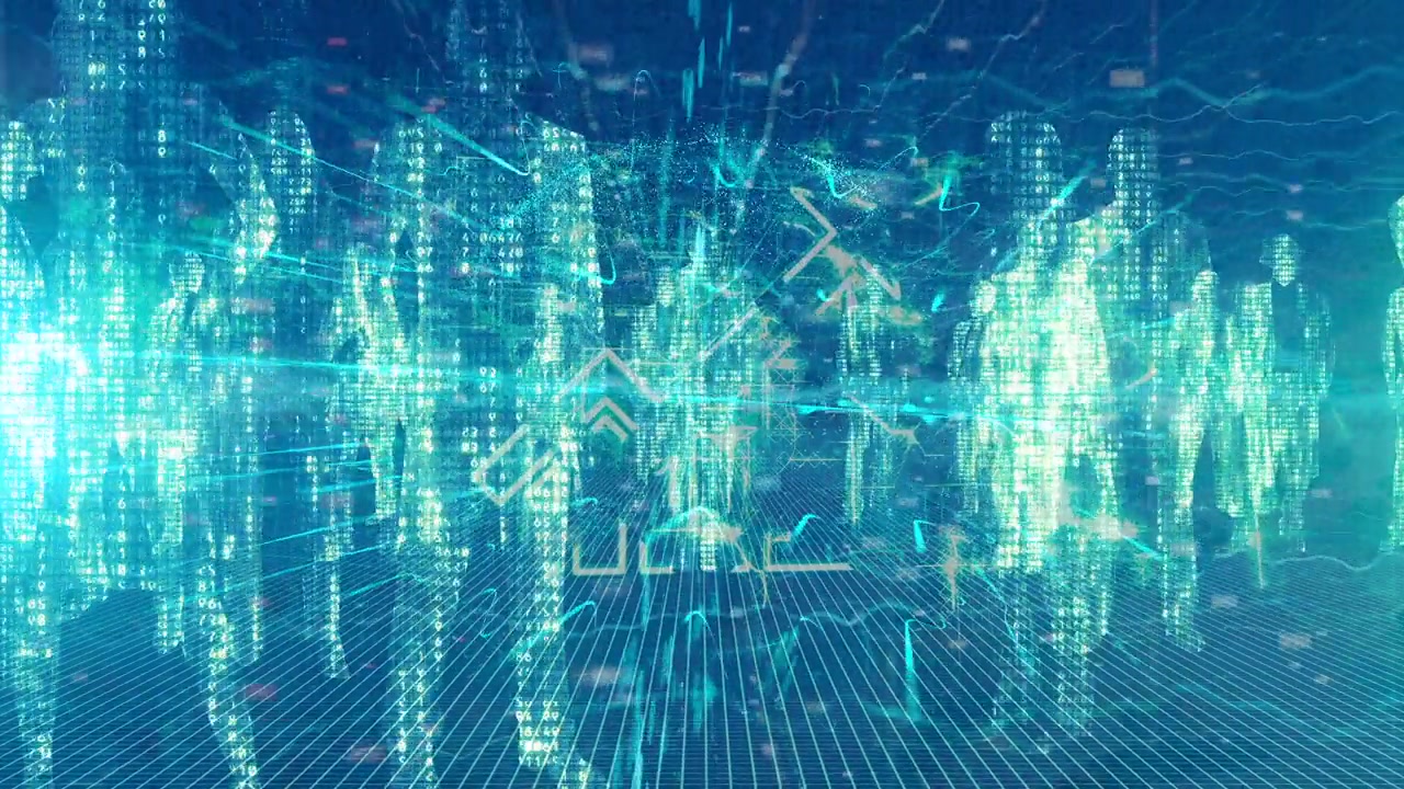 詳情圖-數(shù)字加密貨幣抽象背景