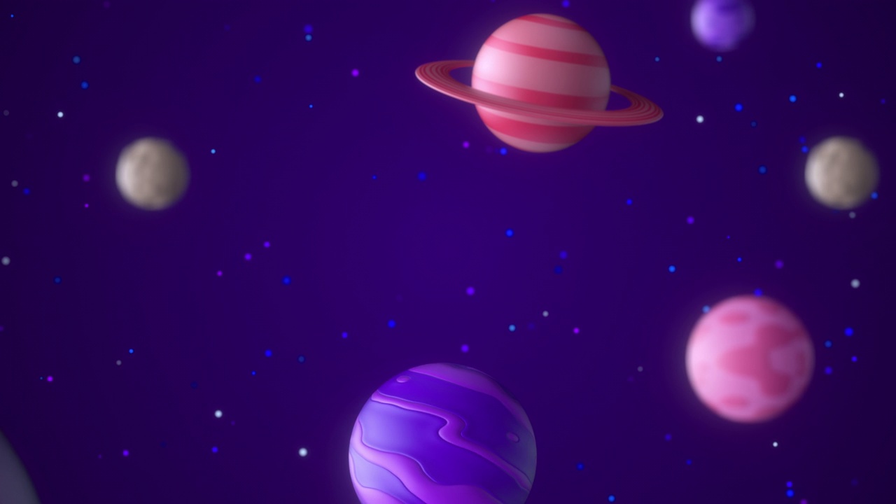 卡通外太空- 4K分辨率