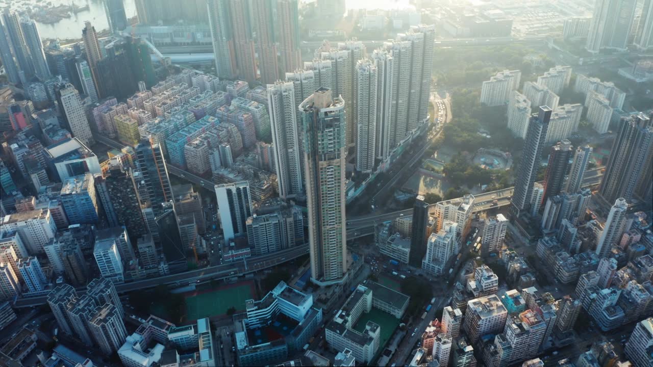 詳情圖-中國(guó)香港的鳥瞰圖
