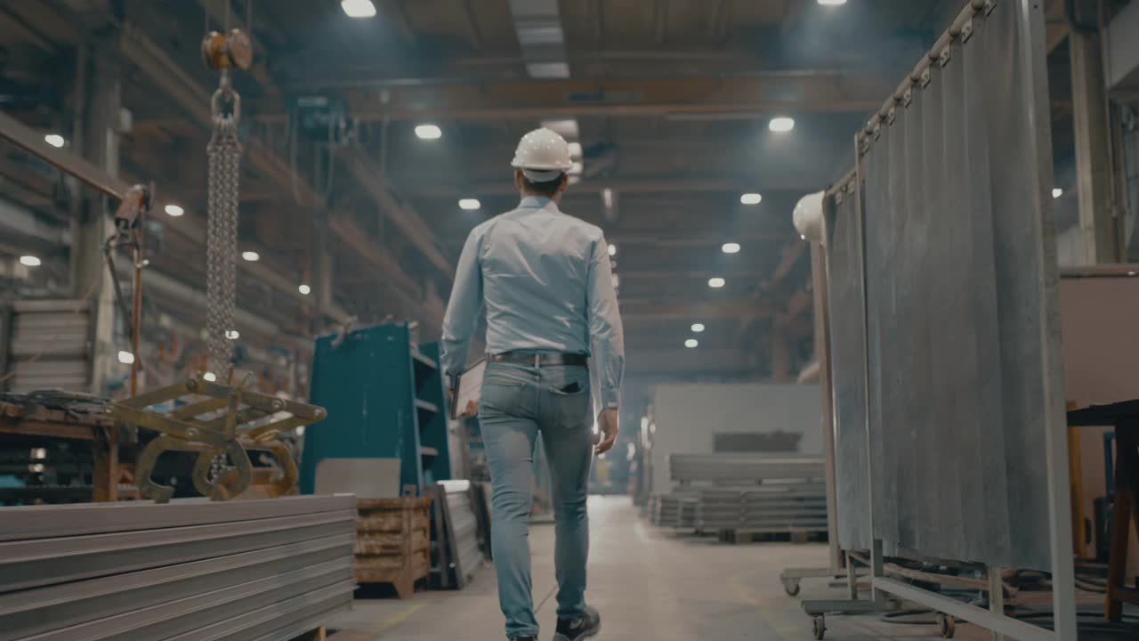SLO MO工头走过制造工厂