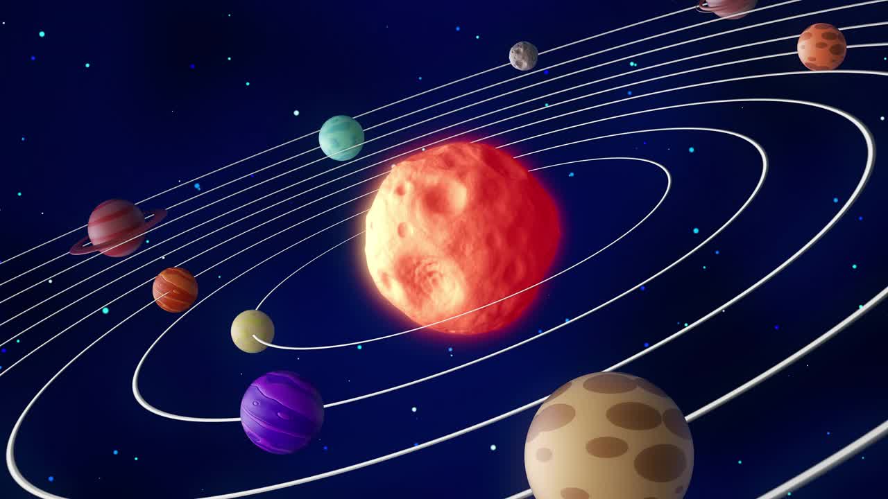 太阳系- 4K分辨率