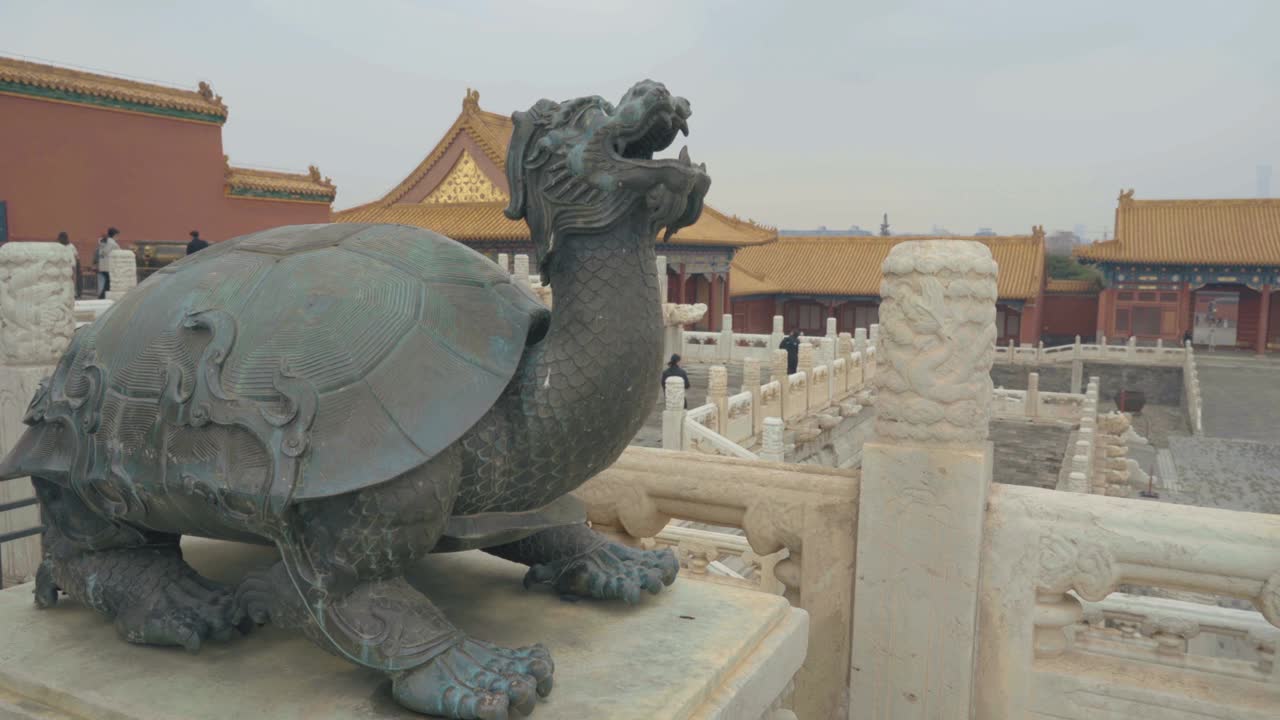 中国北京的紫禁城。