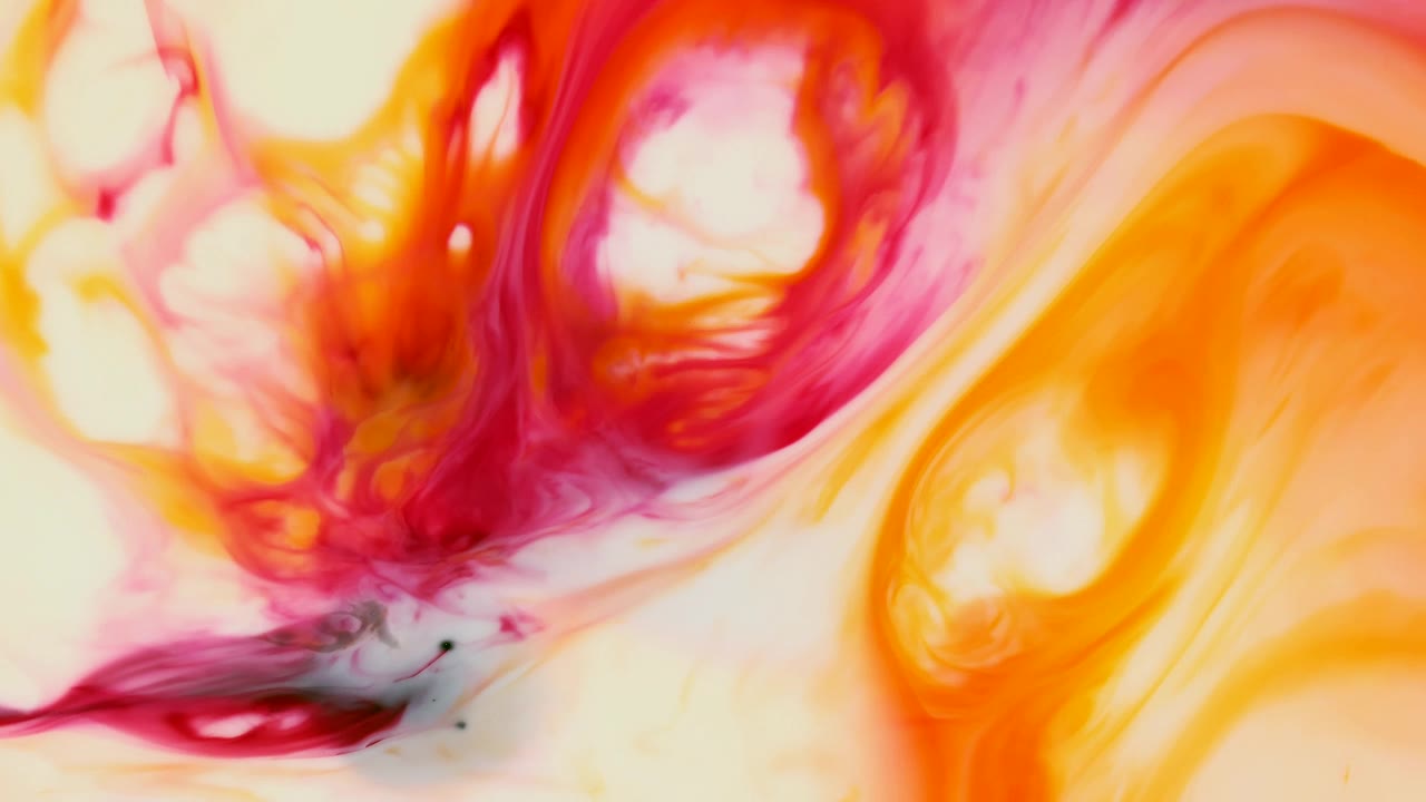 详情图-流体艺术滴扩大多彩的宇宙混沌漩涡抽象美丽的纹理流动背景