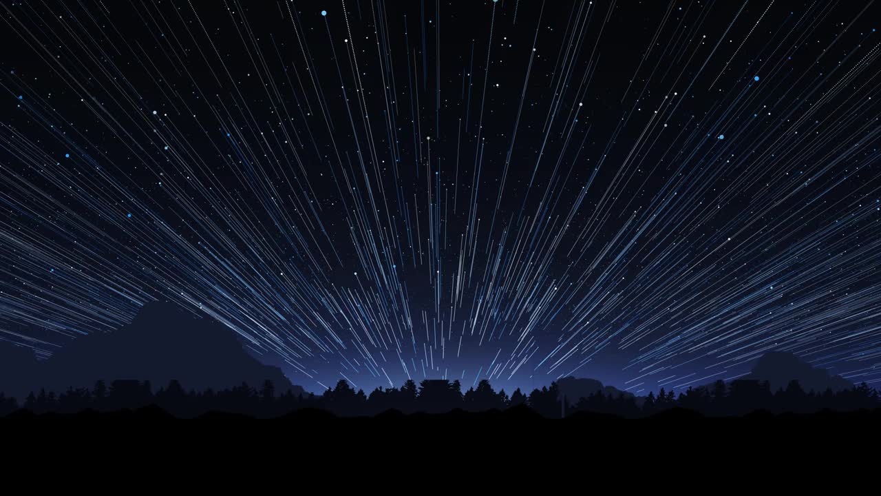 来自地球和蓝粒子的抽象星系