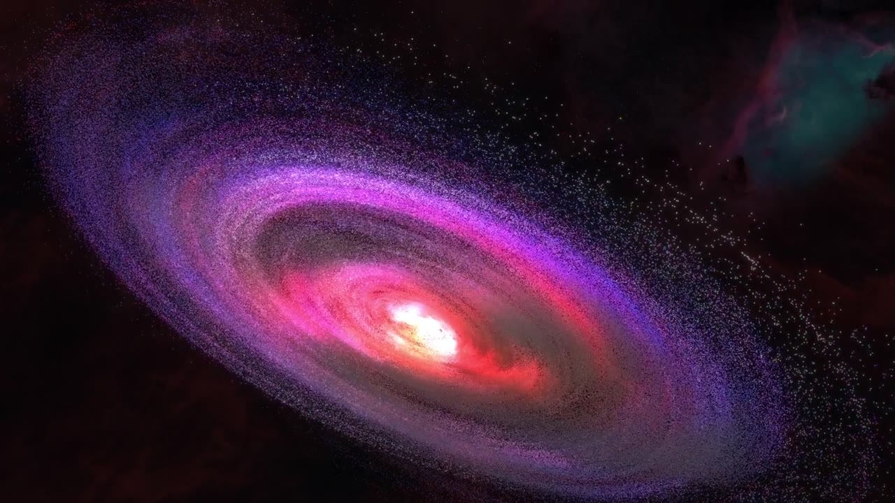 詳情圖-太空飛行飛向太空中神秘絢麗的星云。發(fā)光星云星系的空間探索。4K,3D插畫(huà)科幻太空旅行飛向黑暗中的夢(mèng)幻想象星云。