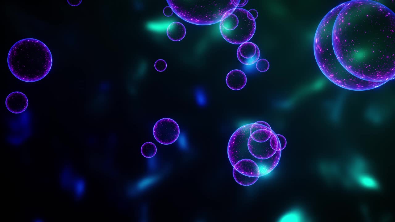 能量水晶球平稳地漂浮在太空中，能量粒子涌入其中。登记音乐会、聚会、假期。成功的创意