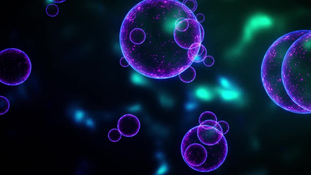 详情图-能量水晶球平稳地漂浮在太空中，能量粒子涌入其中。登记音乐会、聚会、假期。成功的创意