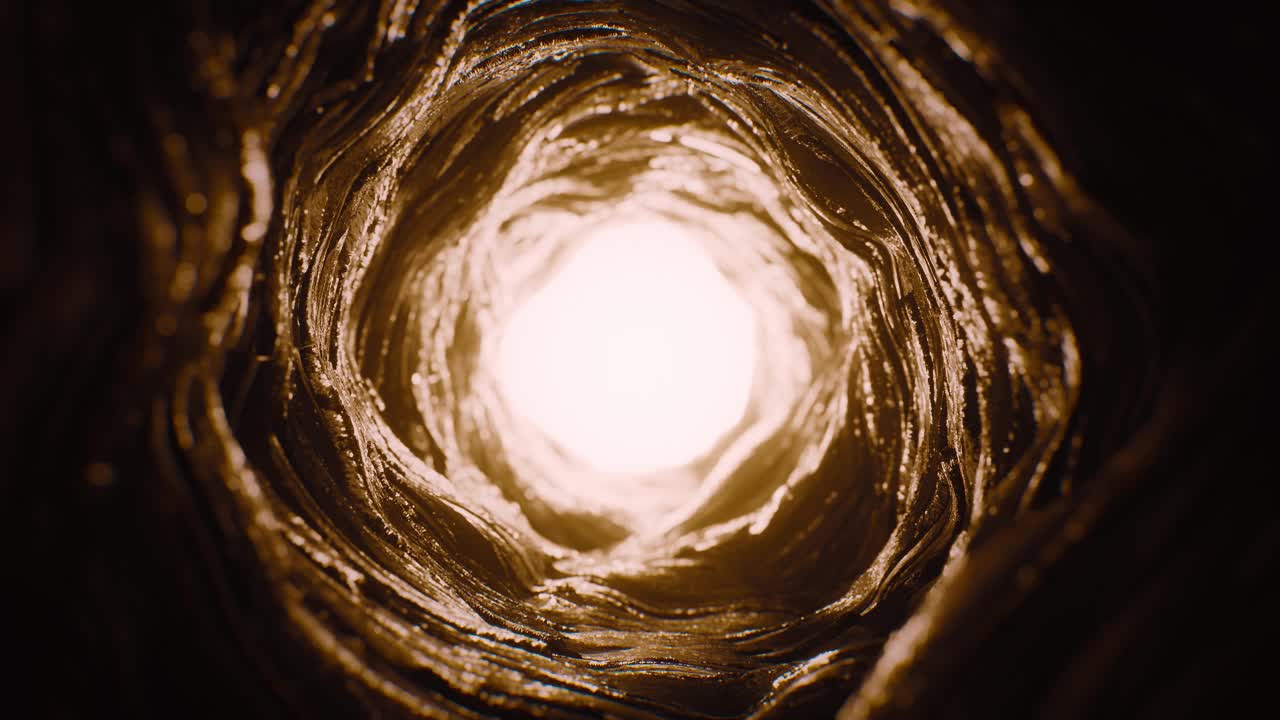 黑暗神秘的洞穴