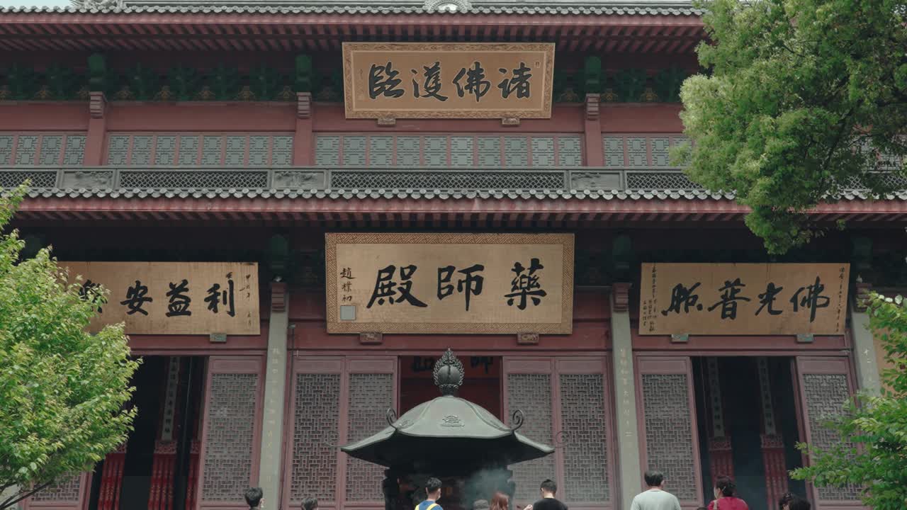 灵隐寺，中国杭州。