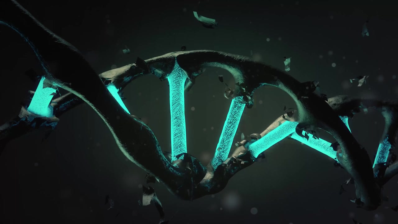 詳情圖-冠狀病毒和DNA，病毒突變。SARS冠狀病毒2的新變異和毒株。微觀的觀點(diǎn)。實驗室:藥物和抗生素。屏幕顯示DNA研究的高科技概念。這種新型疫苗將病毒片段從人體細(xì)胞中分離出來