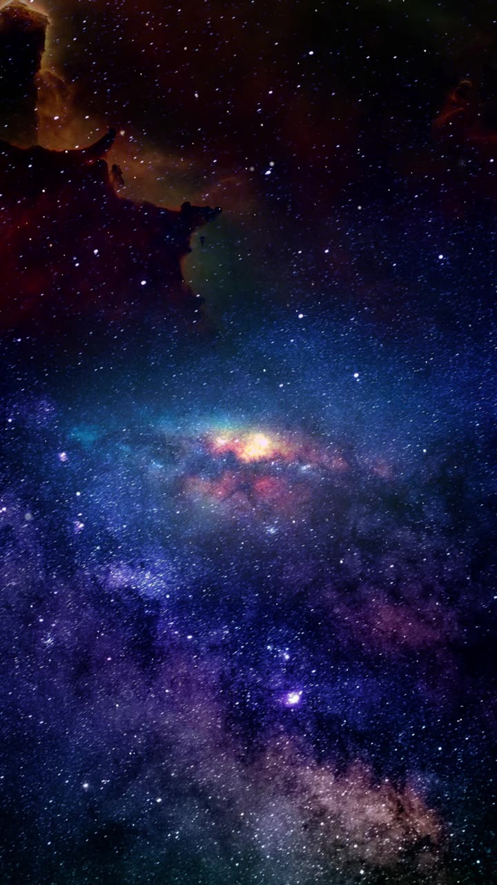 详情图-穿越深空星云和恒星的飞行4k