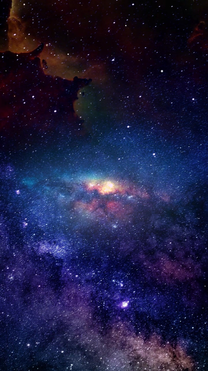 详情图-穿越深空星云和恒星的飞行4k