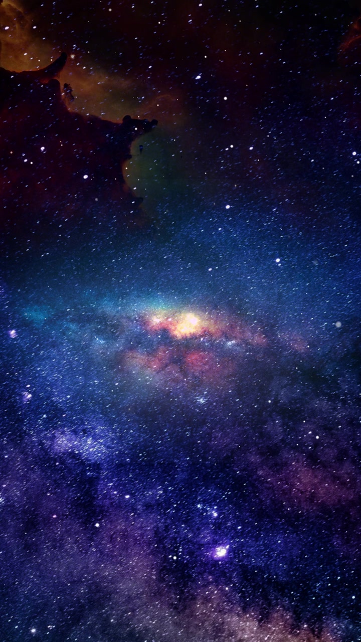 详情图-穿越深空星云和恒星的飞行4k
