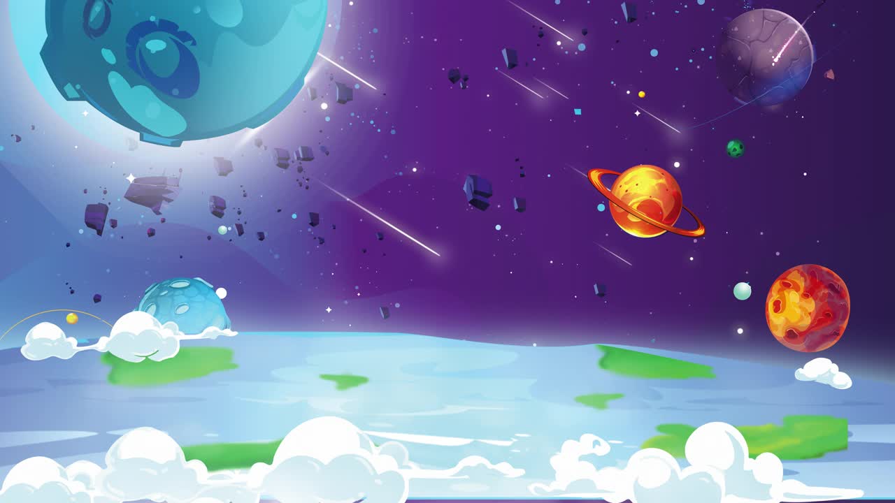 外太空卡通- 4K分辨率