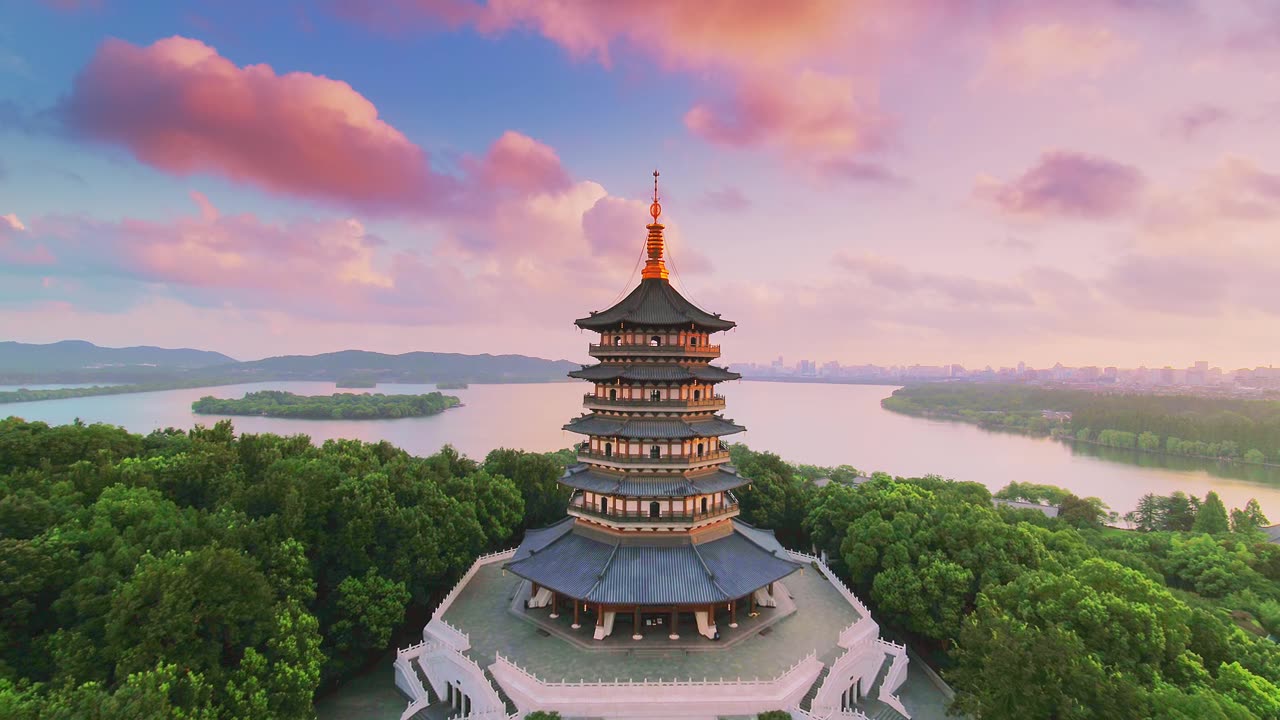詳情圖-鳥(niǎo)瞰雷峰塔