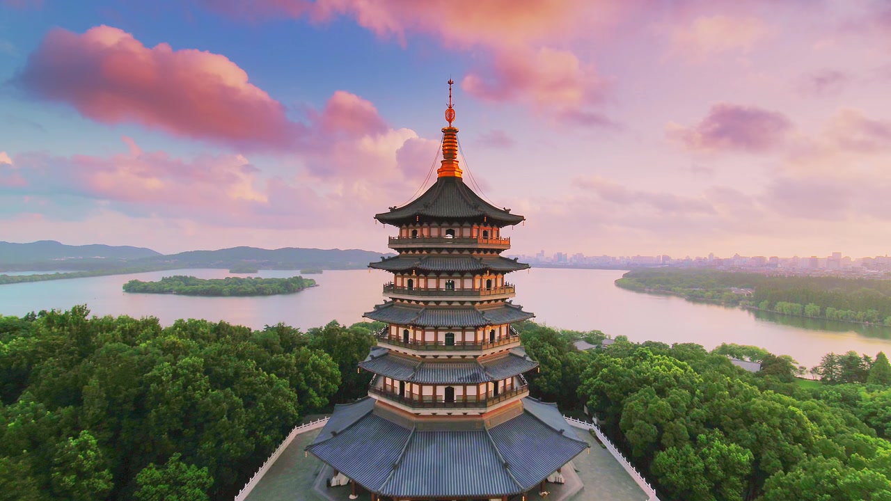 詳情圖-鳥(niǎo)瞰雷峰塔