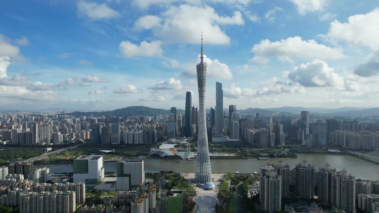 中国广州的广州塔