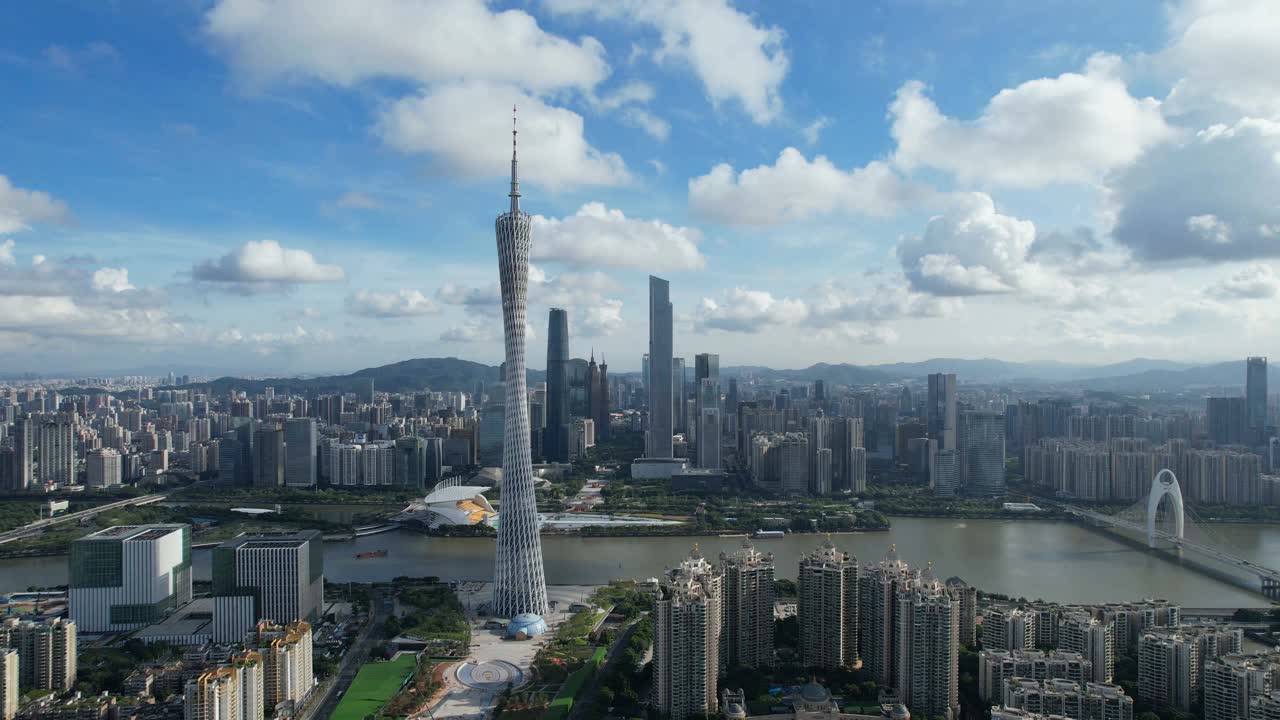 中国广州的广州塔