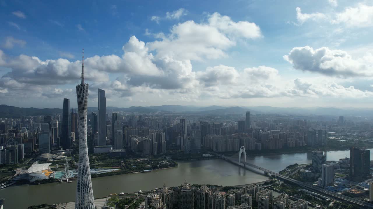 中国广州的广州塔
